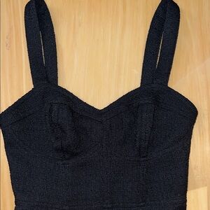 Express Black Textured Dress